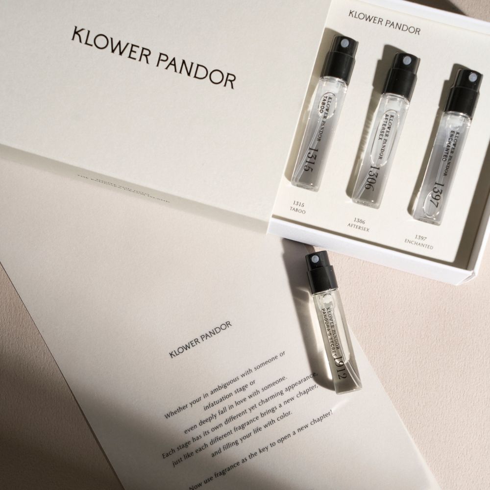【日本限定】KLOWER PANDOR 香水ミニボトル（3ml）4本セット